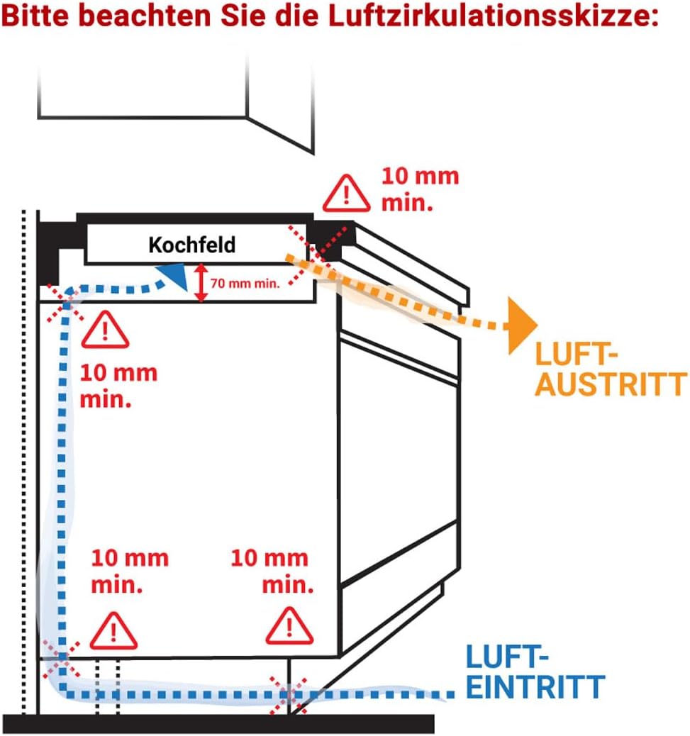 KKT KOLBE Autarkes Herdset | 60cm Einbaubackofen BO8005FB | 59cm Induktionskochfeld IH85900RL | Grill | Heißluft | Automatik-Timer | 2-fach Wärmeschutzverglasung | Kindersicherung | SET8005FBIH859RL
