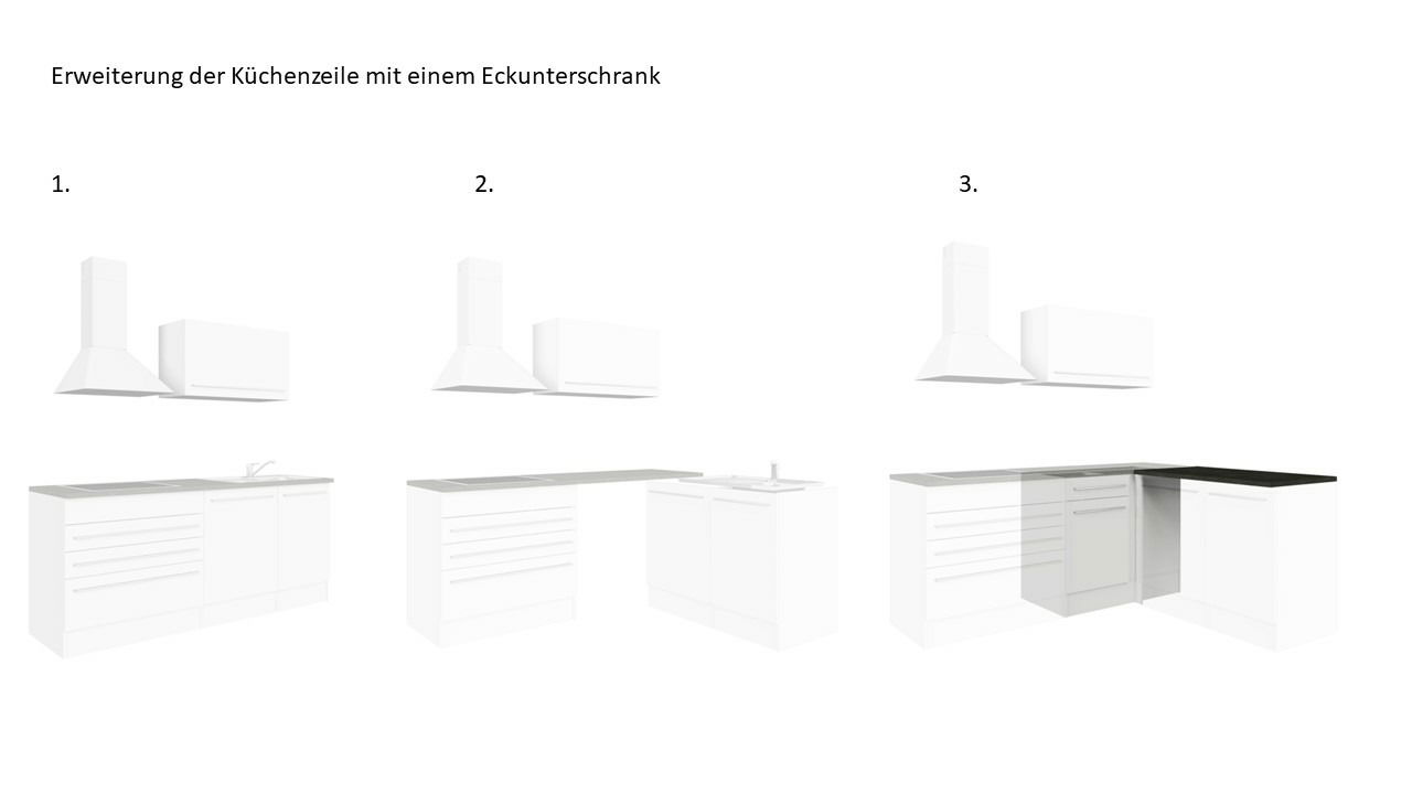 Yourkitchen Eckunterschrank JAZZ