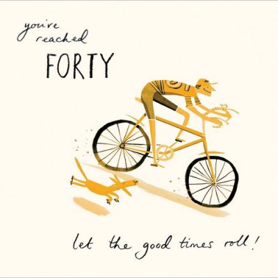Bicycle Happy 40th Birthday