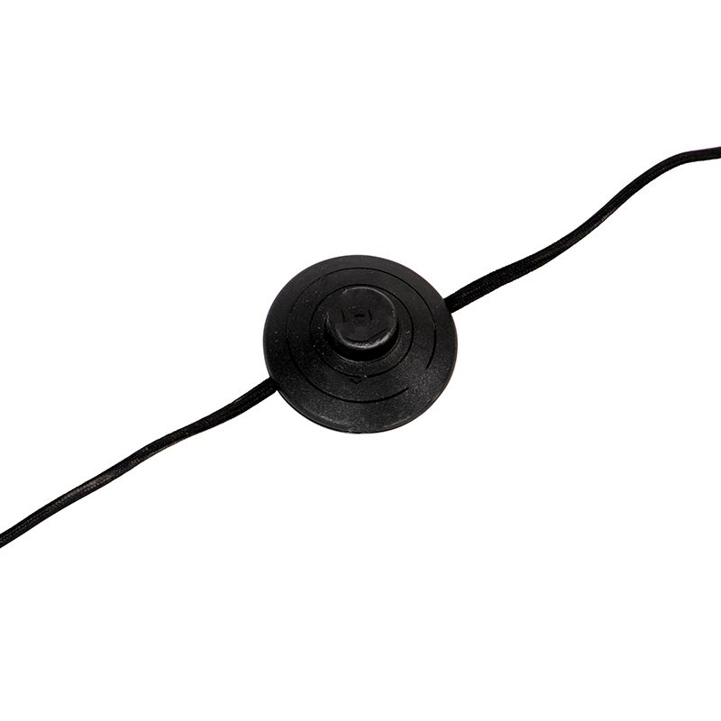 Moderne vloerlamp zwart 5-lichts - Facil