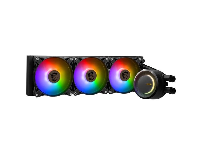 MSI Wasserkühlung MAG CORELIQUID E360 MSI MAG CORELIQUID E360 Computerkühlsystem Hauptplatine, Prozessor Flüssigkeitskühlung 12 cm Schwarz