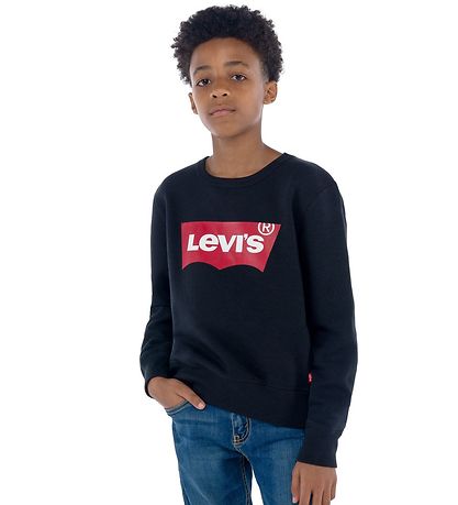 Levis Sweatshirt - Fledermausflügel - Schwarz