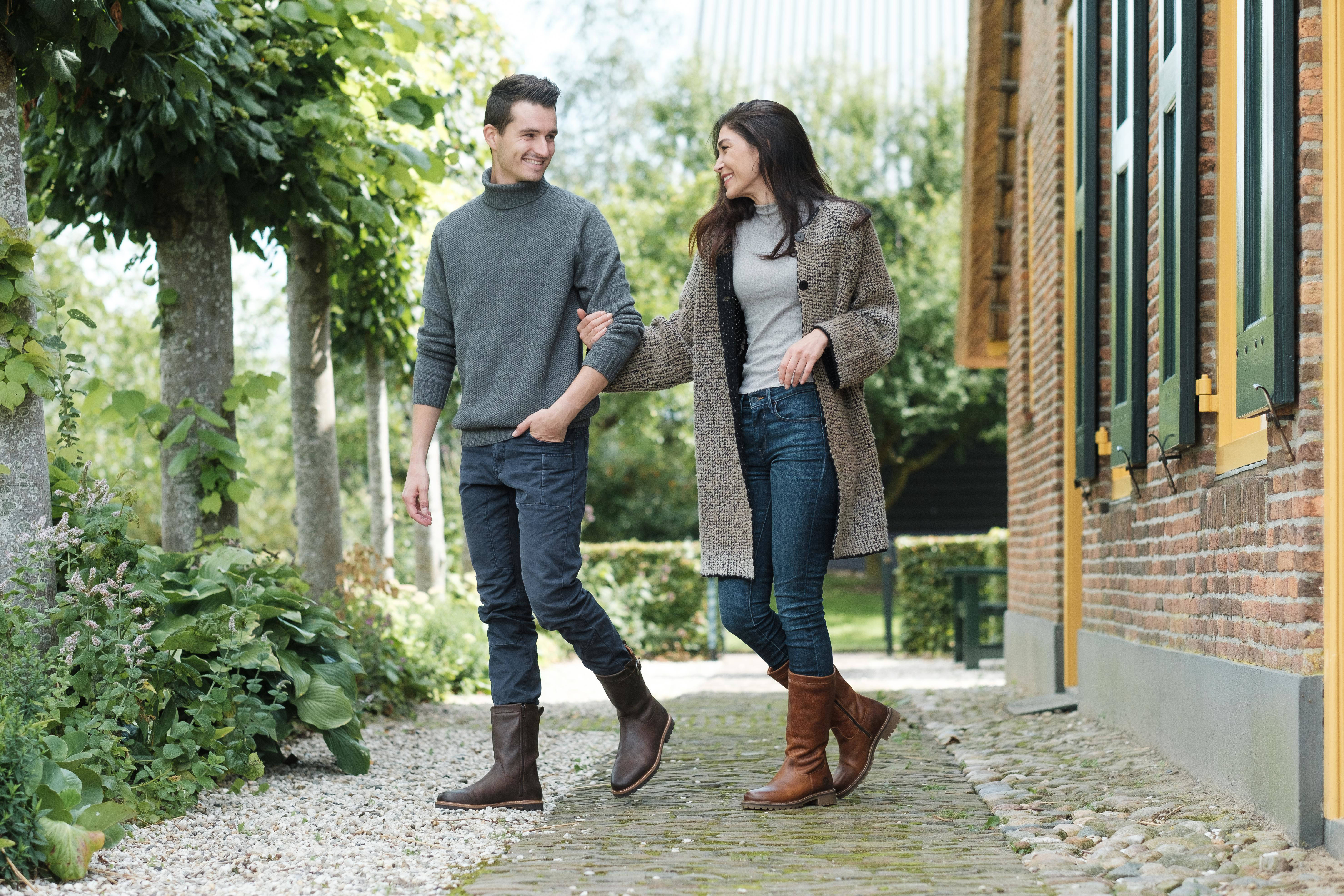 Travelin Varde Lady  leren laarzen cognac
