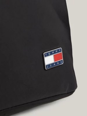 Bolsa pequena com placa e logotipo