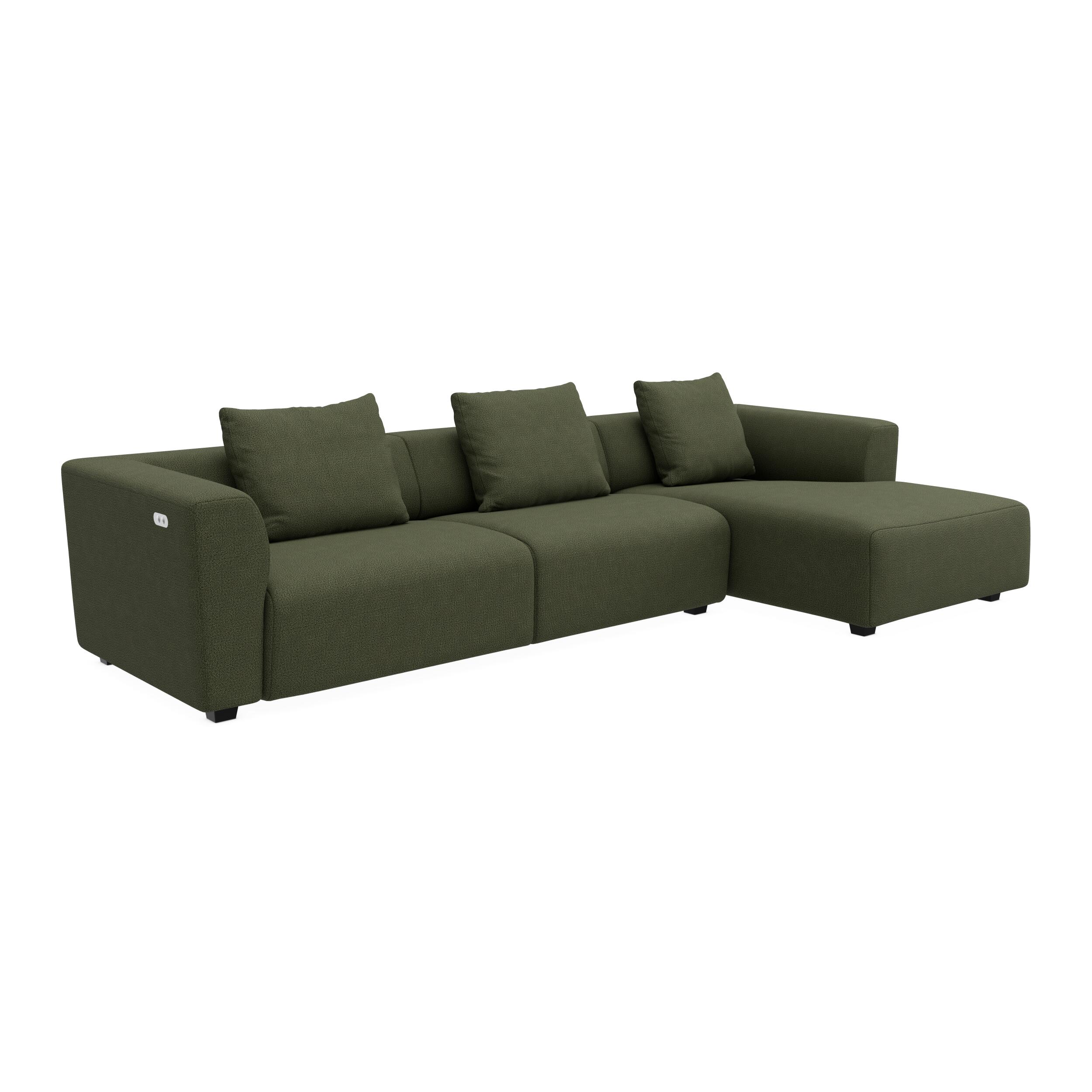 Solaro højrevendt sofa med chaiselong