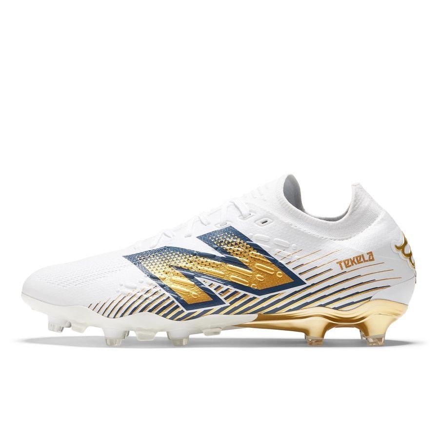 New Balance Tekela V4   Pro Low FG Endrick Rising - Doré/Blanc ÉDITION LIMITÉE