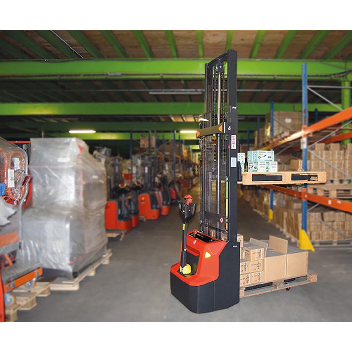 Gerbeur électrique lithium levée initiale 1600 mm 1200 kg