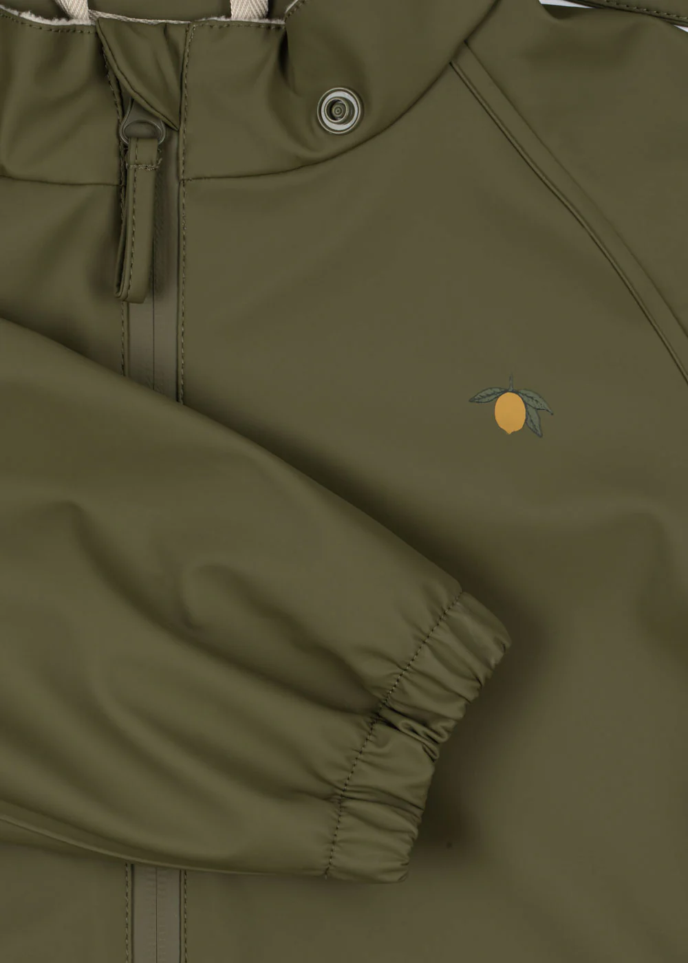Plainy regnsæt - burnt olive - 12M