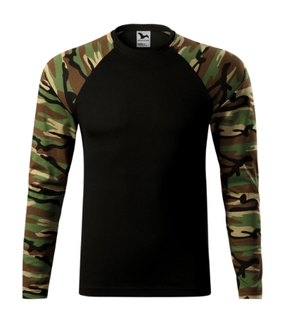 Malfini 166 - t-shirt Camouflage LS mixte