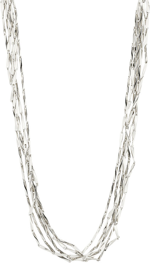 Pilgrim CONNECT recycled necklace silver-plated Sølv