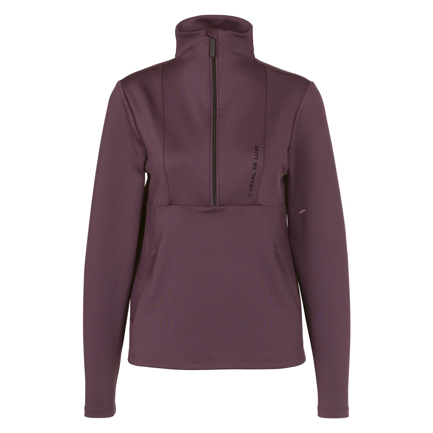 Cheval de Luxe Funktions-Sweatshirt - velvet plum