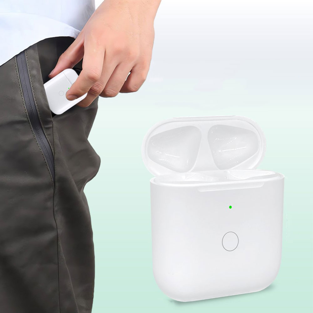 (550mAh) Lightning Ladecase für AirPods (Gen 1. / Gen 2.) Kopfhörer - Weiss