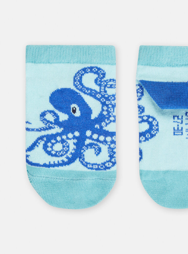 Socquettes motif pieuvre pour garçon