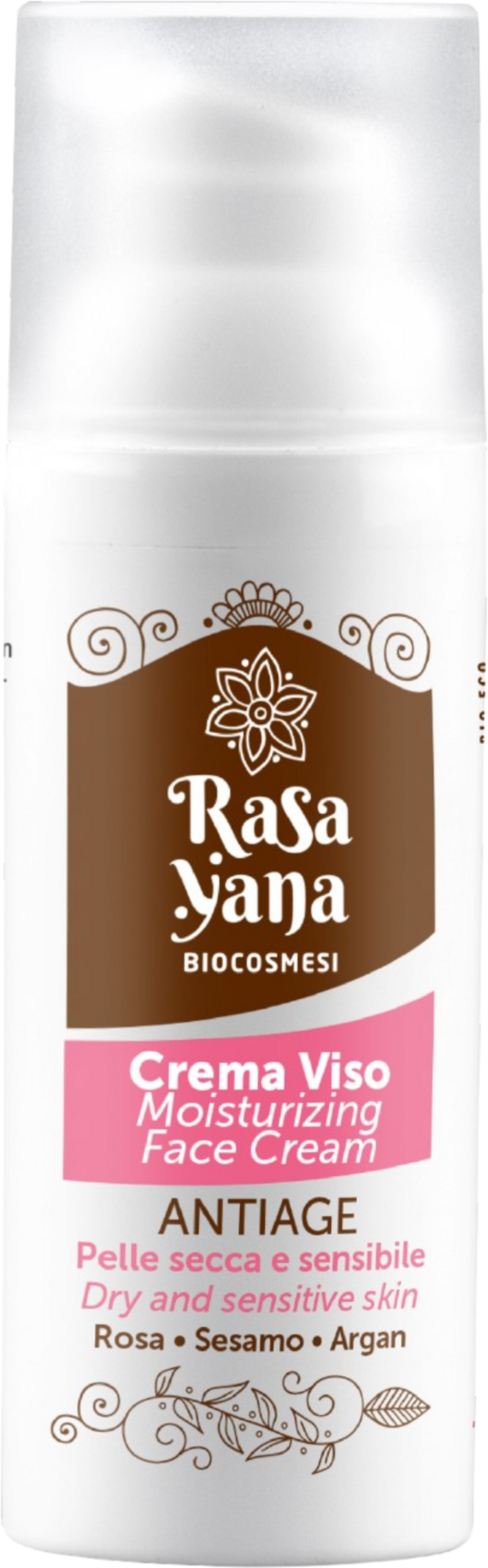 Rasayana  Anti-Aging Moisturizing Face Cream Dry & Sensitive Skin, 50 ml