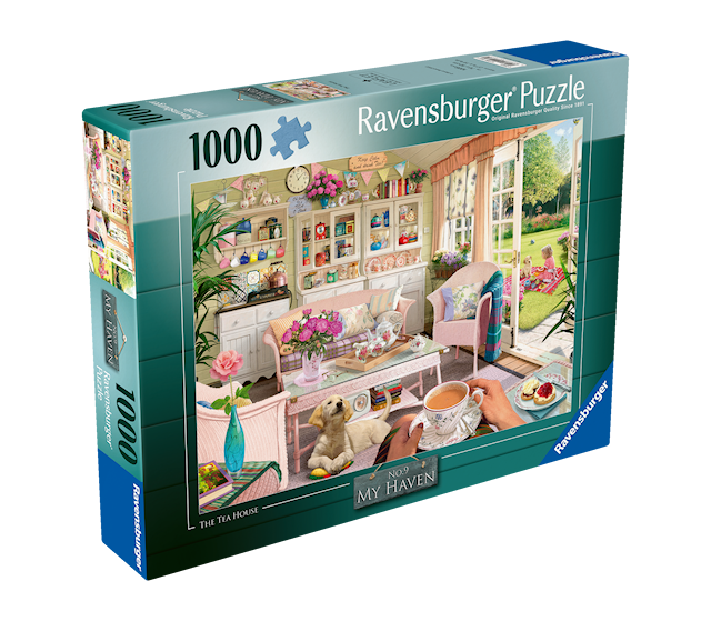 Te huset Puslespill 1000 brikker, Ravensburger