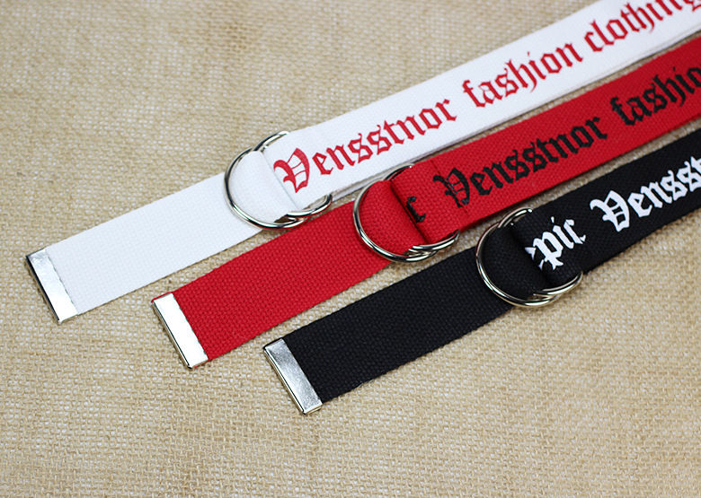 Rofuka - Canvas riem met letters