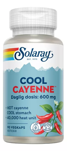 Solaray Cool Cayenne - 90 kaps.