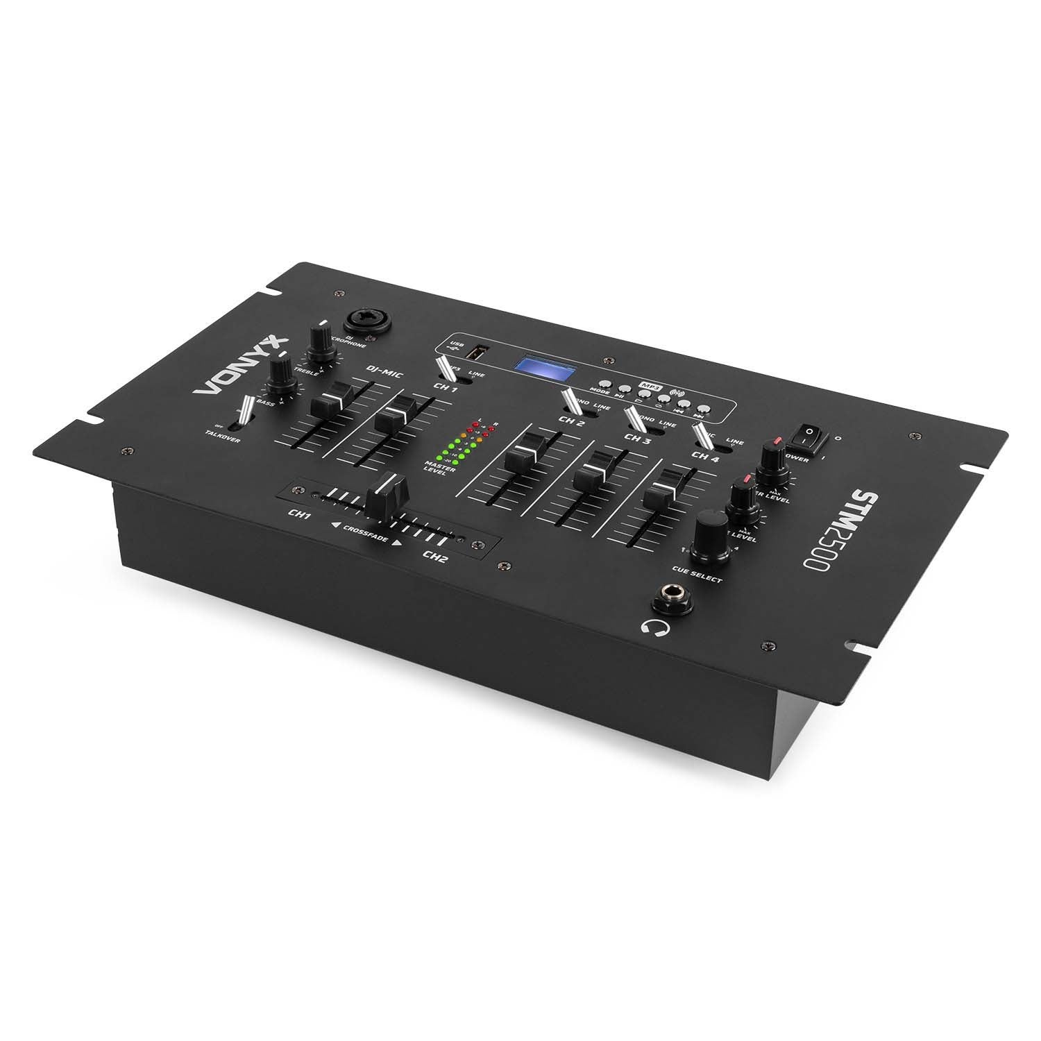 Vonyx STM2500 5-kanaals mixer met USB en Bluetooth
