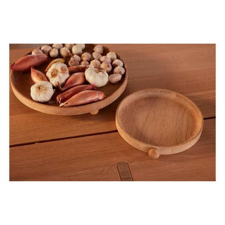 Oyoy Plateau en bois rond Inka