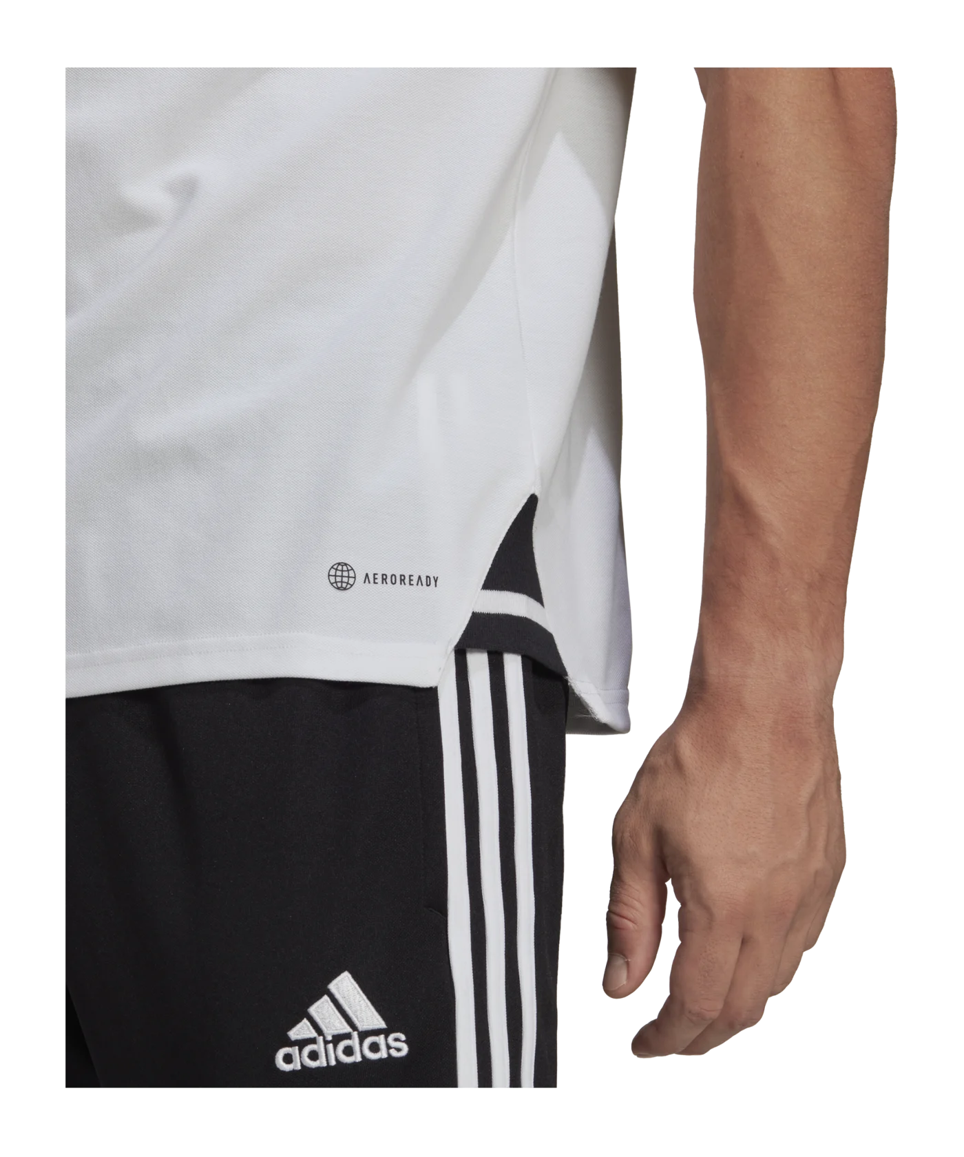 adidas Condivo 22 Poloshirt Weiss Schwarz