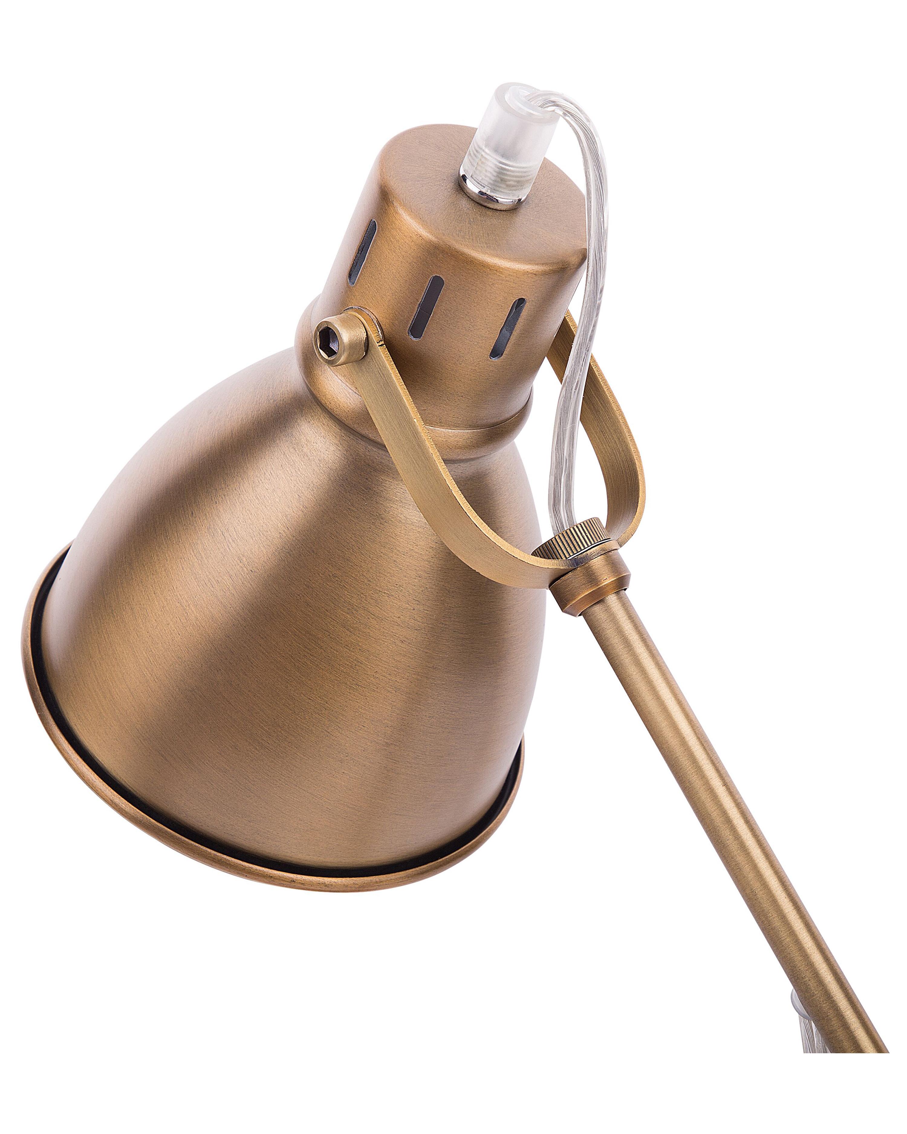 Bureaulamp MONSAN verstelbaar Metaal Messing