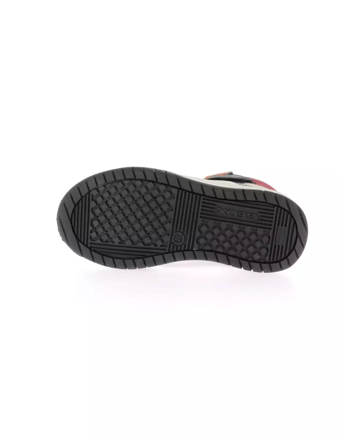 GEOX PERTH - Baskets BLACKORANGE