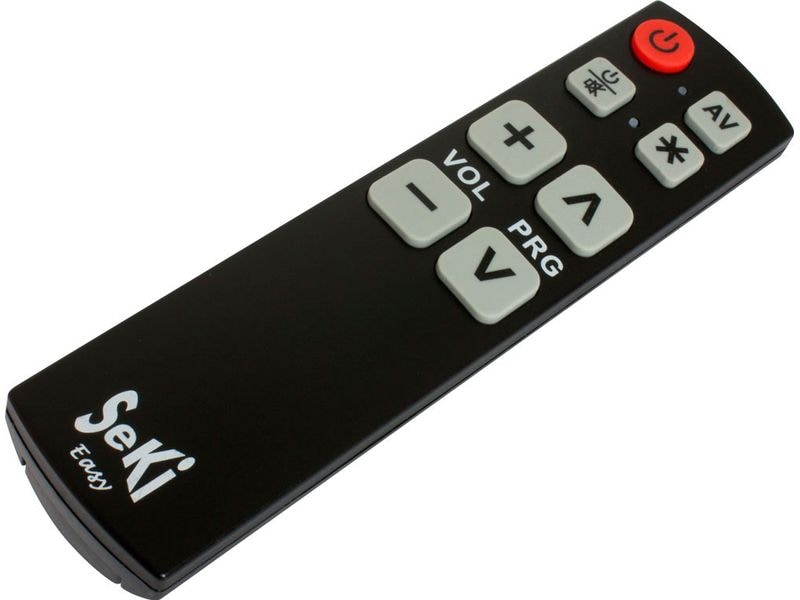 Seki Universal-Fernbedienung Easy Schwarz Lernfähige Universalfernbedienung für 1 Gerät