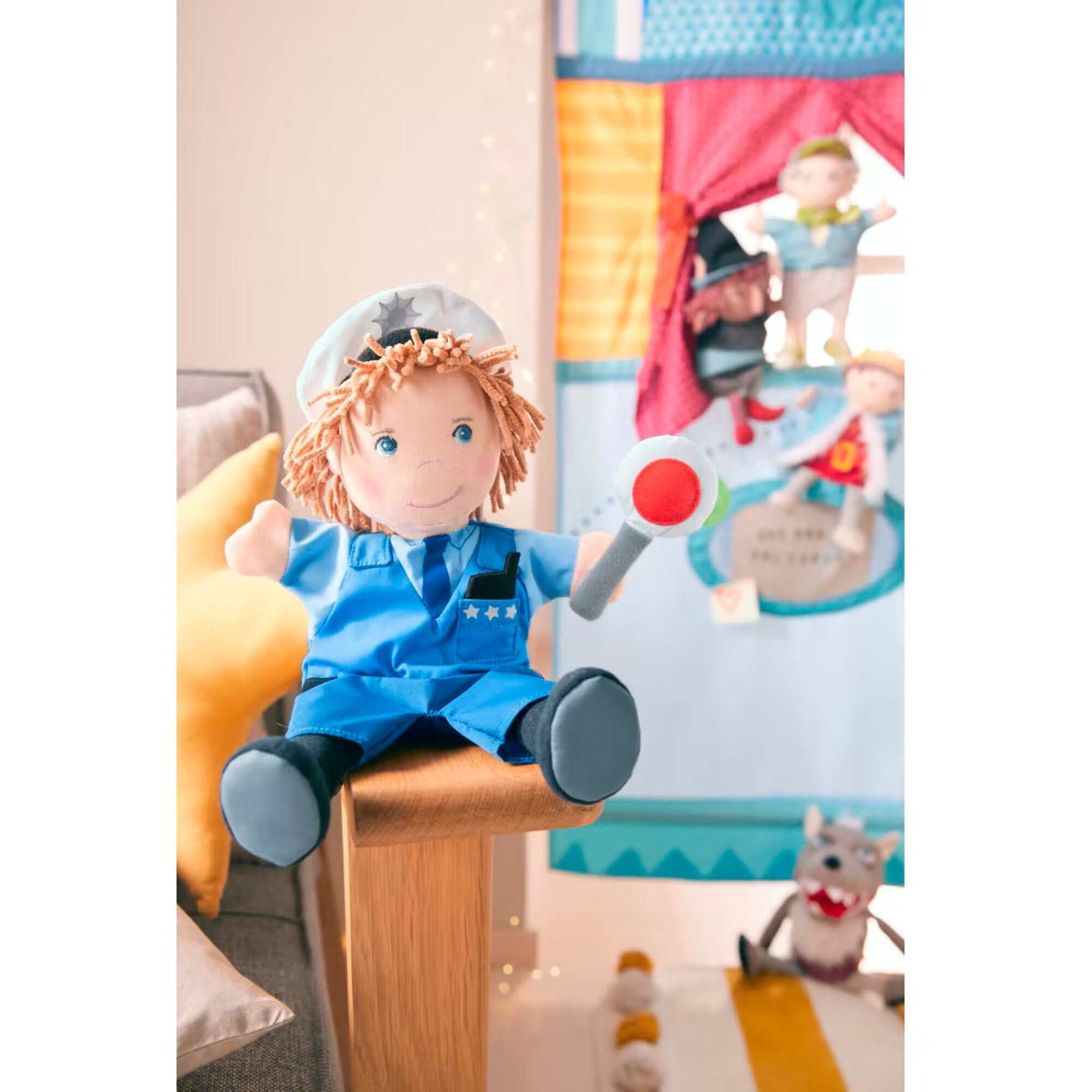 HABA Spielfigur Handpuppe Polizei