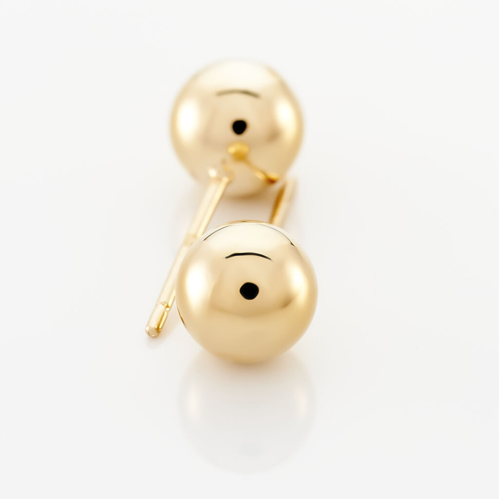 Boucles D'oreilles Puces Nohraae Plaqué Or Jaune