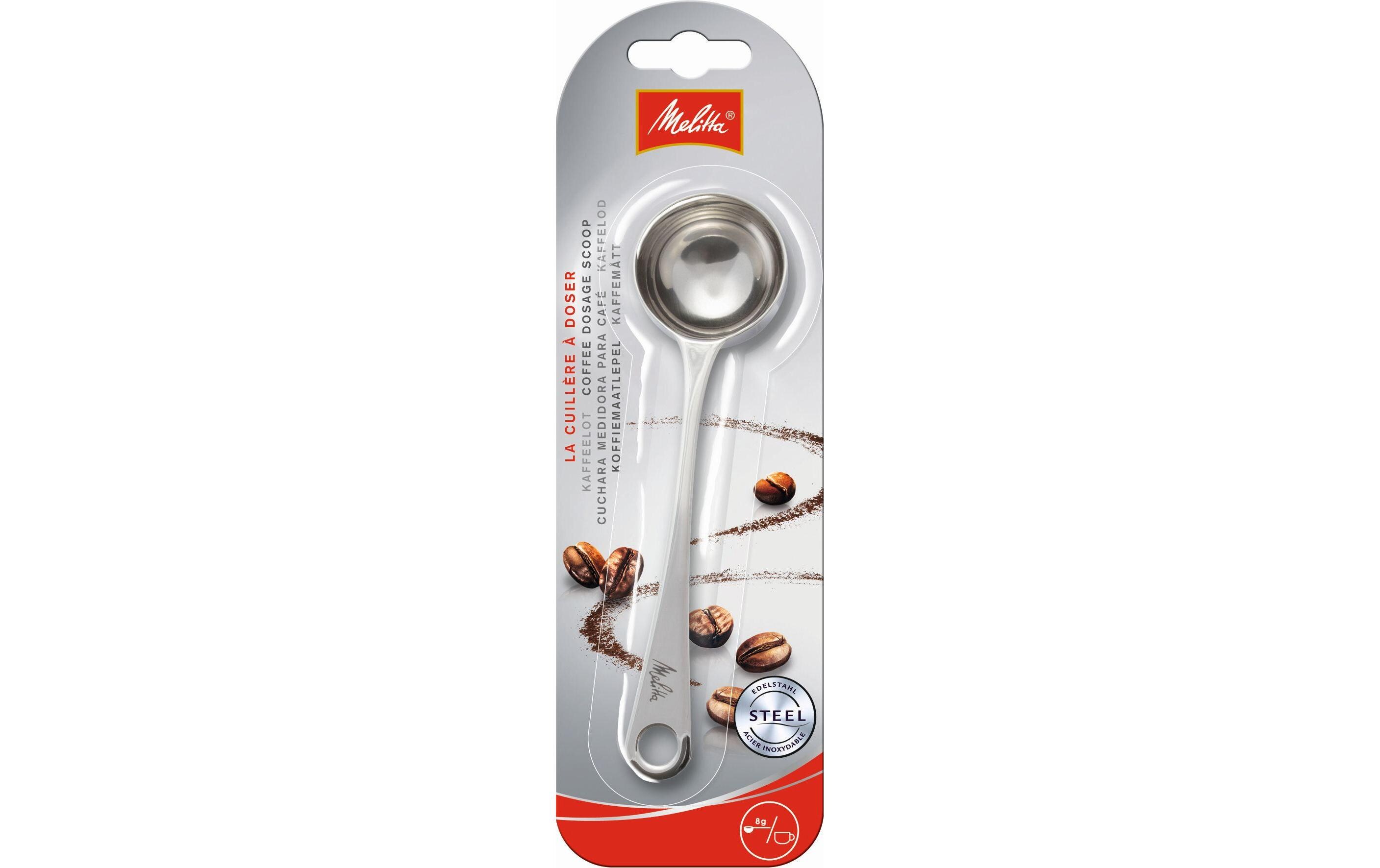 Messlöffel Kaffee-Lot 0 dl, SilberDosiert Kaffeepulver