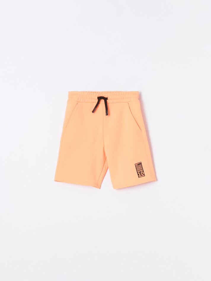 Bermuda jogger - Laranja Fluorescente