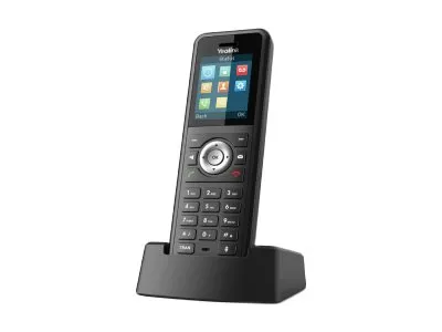 Yealink W59R - Ekstra trådløst håndsæt - med Bluetooth interface med opkalds-ID - DECT - 3-vejs opkaldskapacitet - sort