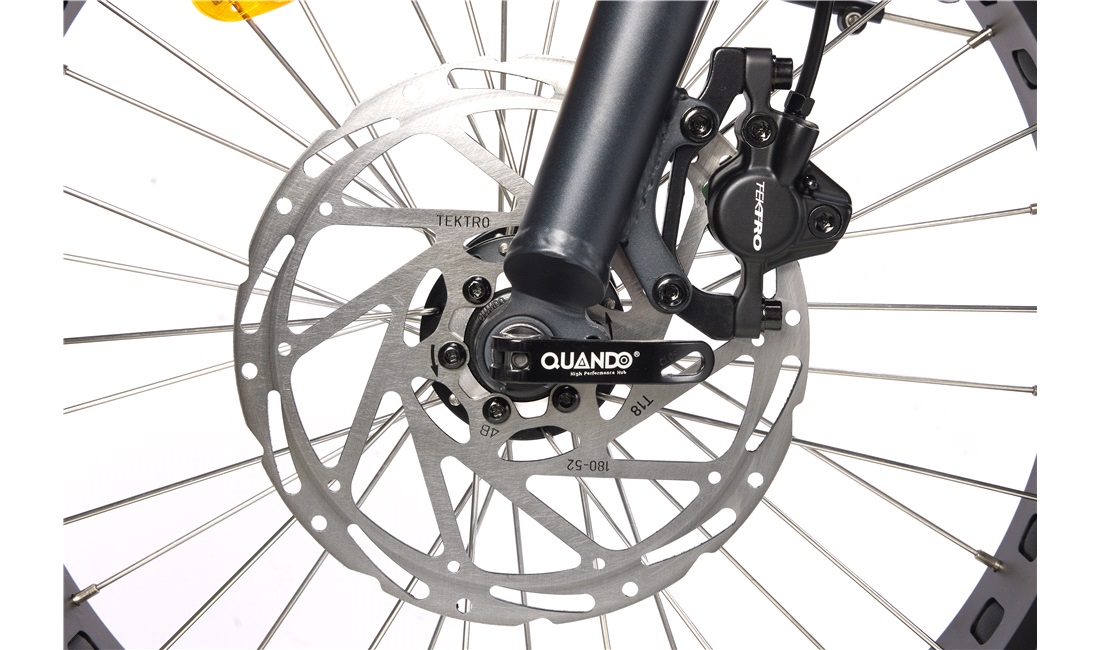El-Foldecykel Fatbike 36V 8,7Ah koksgrå