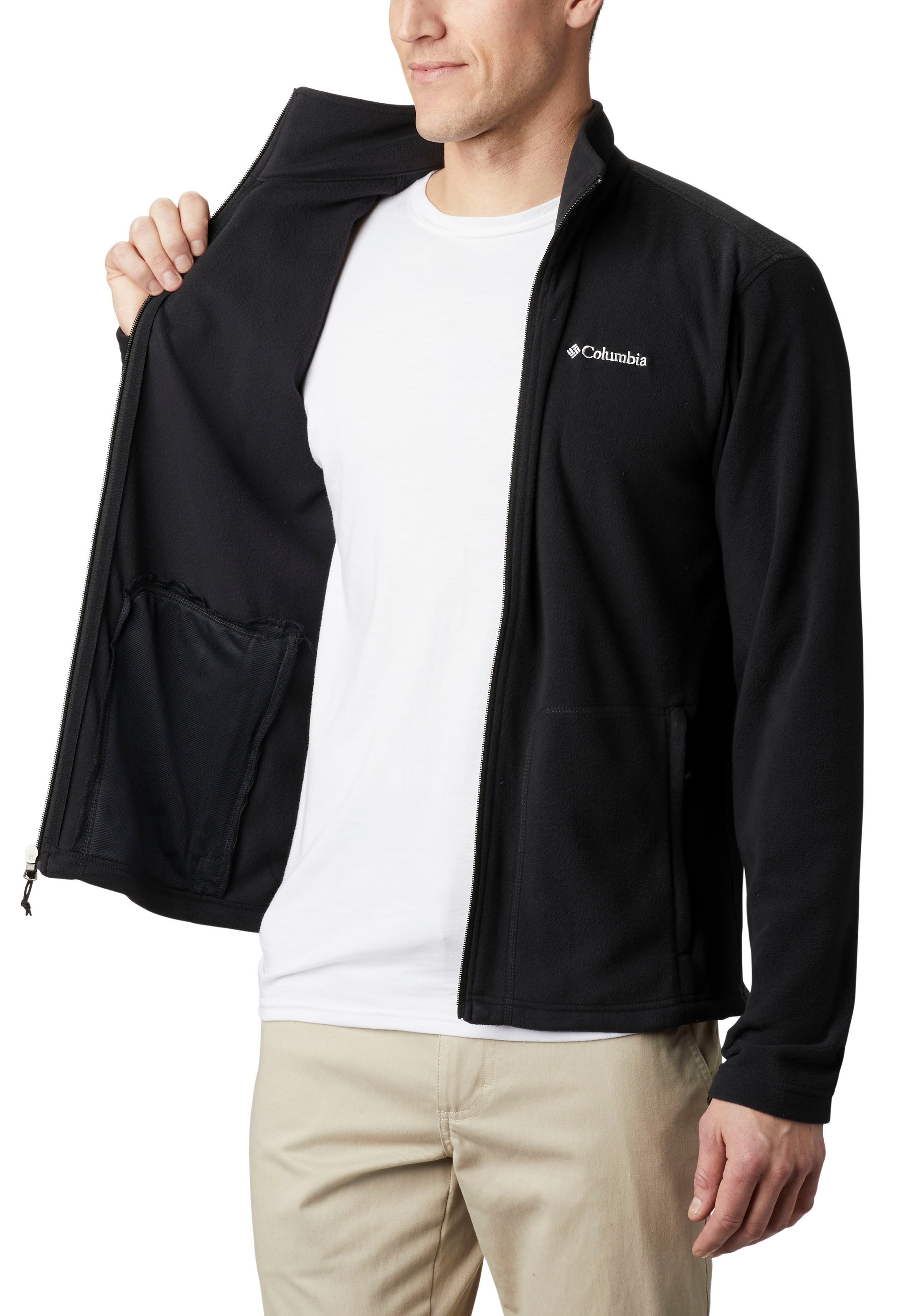 Columbia Fleecejacke »Fast Trek™ Light FZ Fleece« 1 Stk. tlg. mit kontrastfarbenen Details