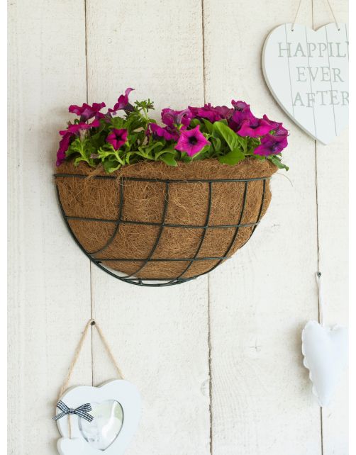 Nature Kokosinlegvel Hanging Basket - Plantbenodigdheden - 22x40x21 cm Naturel