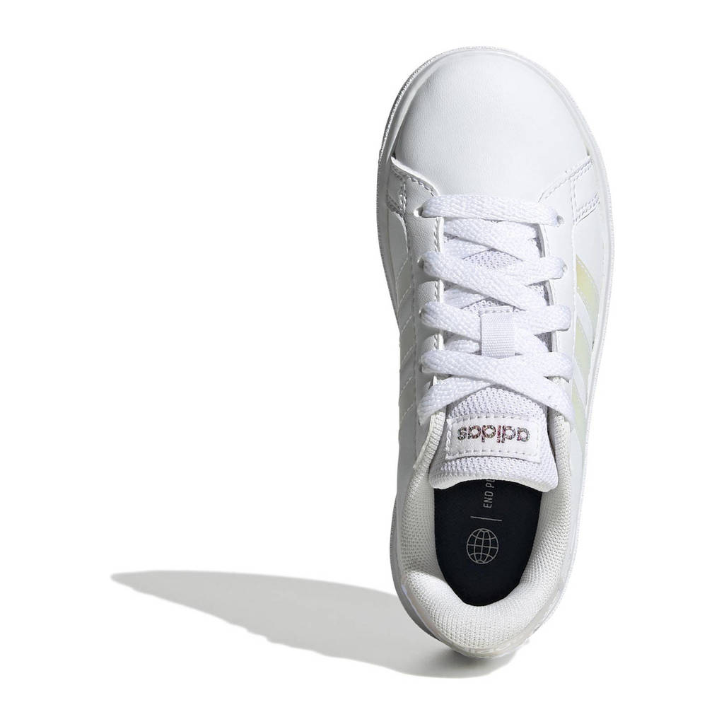 adidas Grand Court 2.0 sneakers wit/metallic zilver