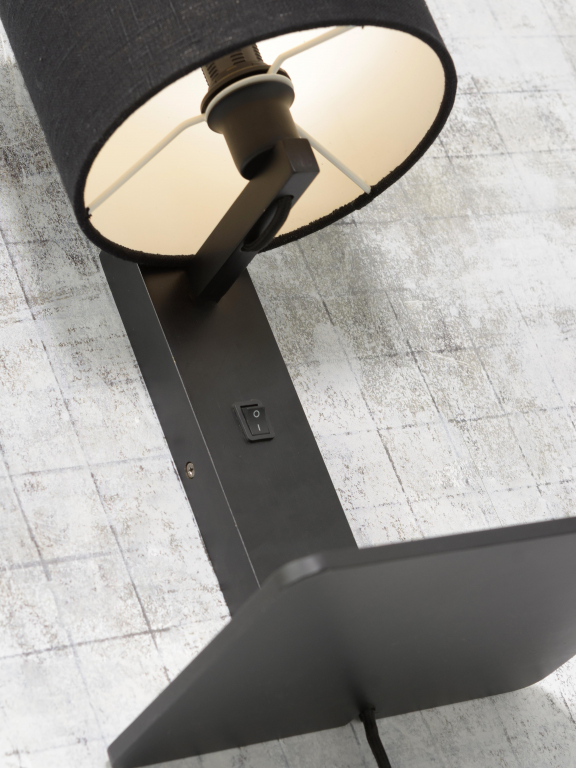 Good&Mojo Andes wandlamp zwart/zwart