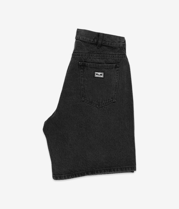Obey Bigwig Denim Shorts (faded black)