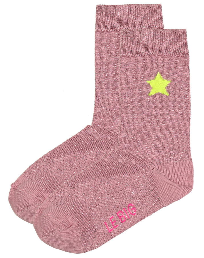 Socken TAMELA 3er-Pack mit Glitzer in blau/rosa/dunkelblau