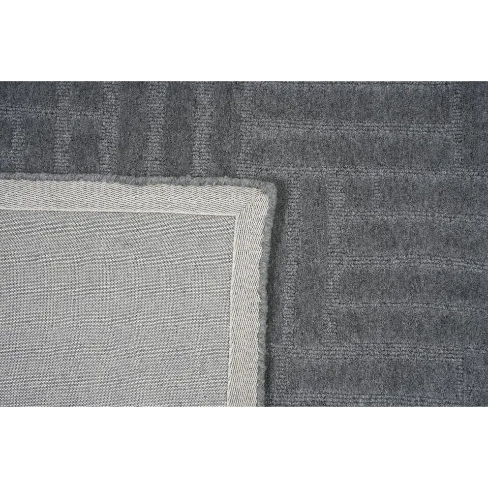Dutch Lifestyle - Wol - Vloerkleed - 195x300cm - Grijs