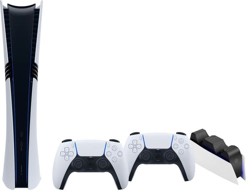 PlayStation 5 Pro Digital Edition - Wit - Extra Controller - Oplaadstation - 2 Terabyte Opslag