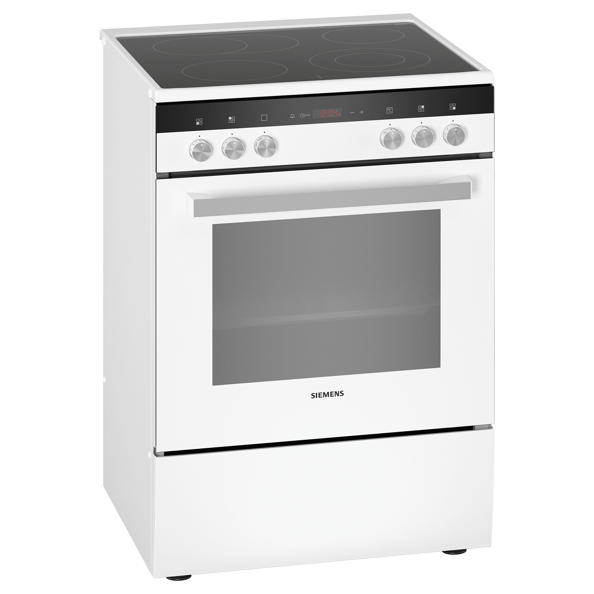 SIEMENS Elektro-Standherd HK9R3A220 - weiß - Glaskeramik - A