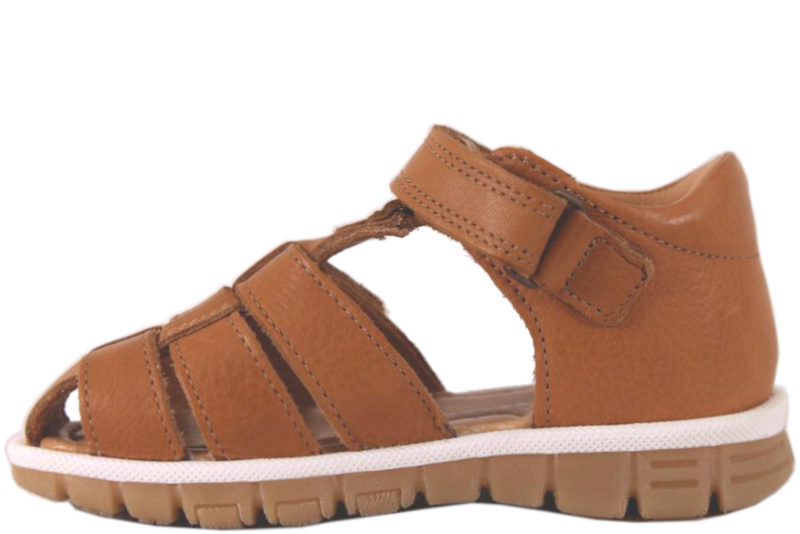 BISGAARD ANGUS COGNAC SANDAL I GLAT SKIND