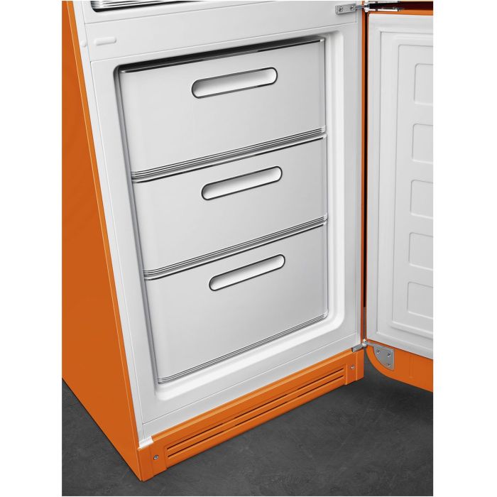 SMEG Kühl -Gefrierkombination 50's Retro Style FAB32ROR5 Orange
