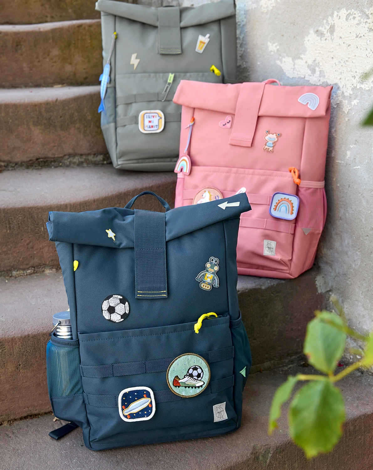 Kinderrucksack ROLLTOP (26,5x15x39) in blau