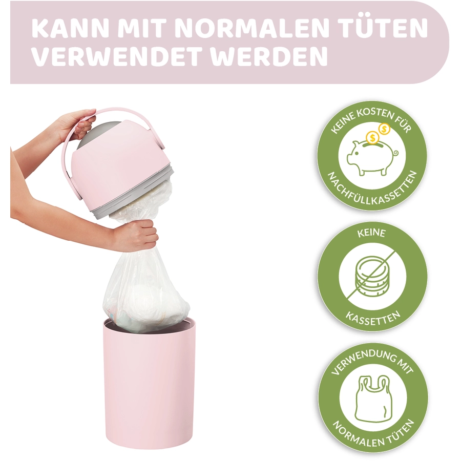 chicco Windeleimer Odour Off pink