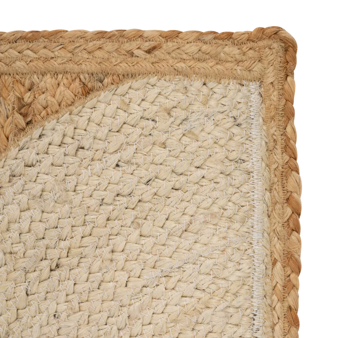 Tapis de salon rectangulaire jute (170 x 120 cm) Mala Beige