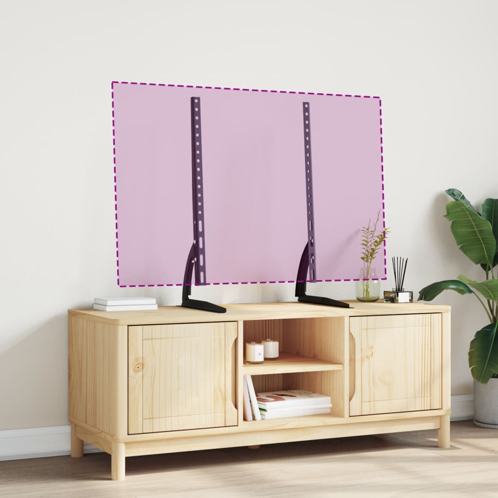 vidaXL TV-meubels 37-75'', 2 stuks, VESA max. 600x400 mm, 45 kg