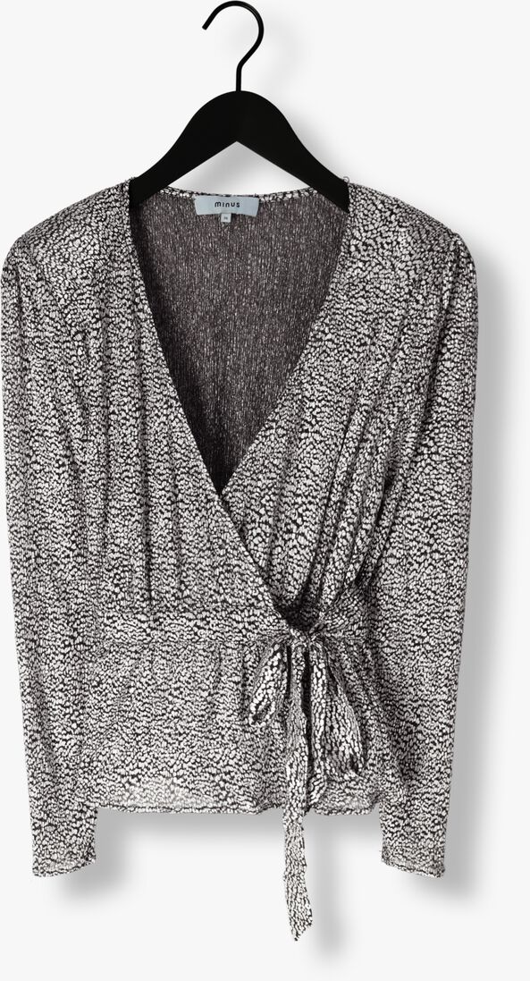 MINUS zilveren minus blouse limea wrap blouse