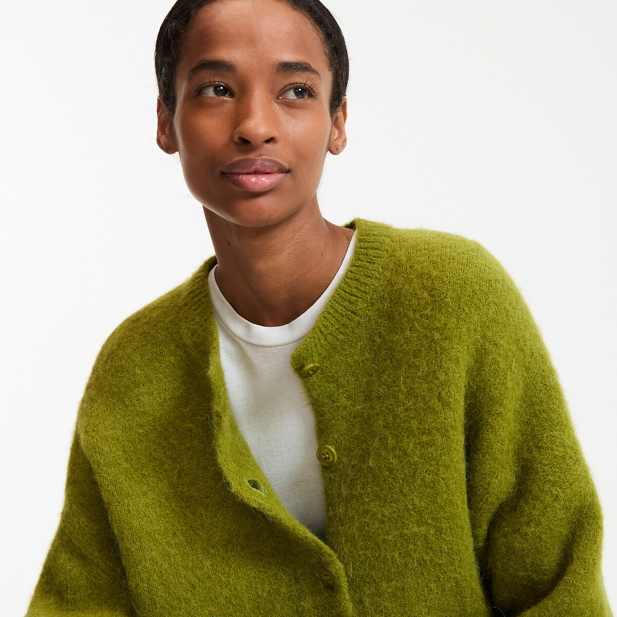 COLEÇÕES LA REDOUTE<br>Colete van Alpacamix, assinatura LYSANDRE